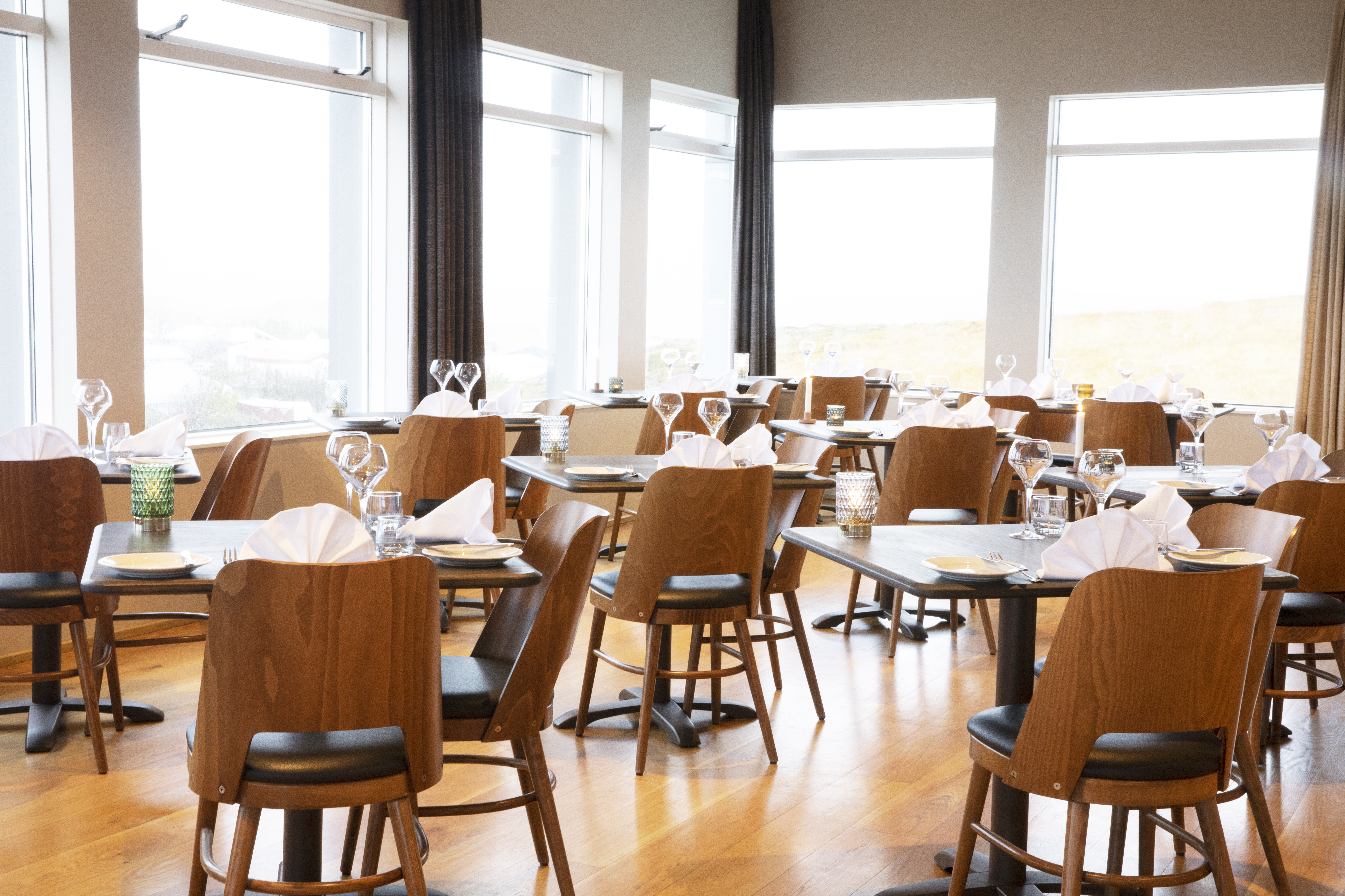 Restaurant at the Fosshotel Stykkishólmur in West Iceland