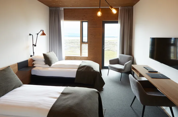 Fosshotel Mývatn Lake View Room with Extra Bed 