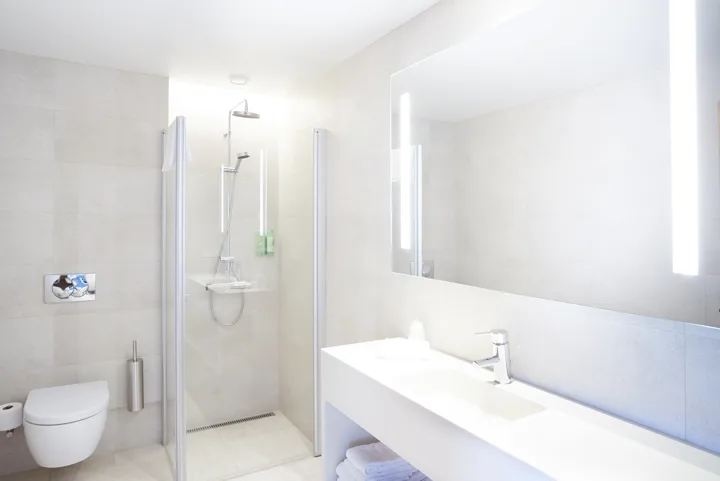 Fosshotel Reykholt Superior Double or Twin Room With Sofabed Bathroom