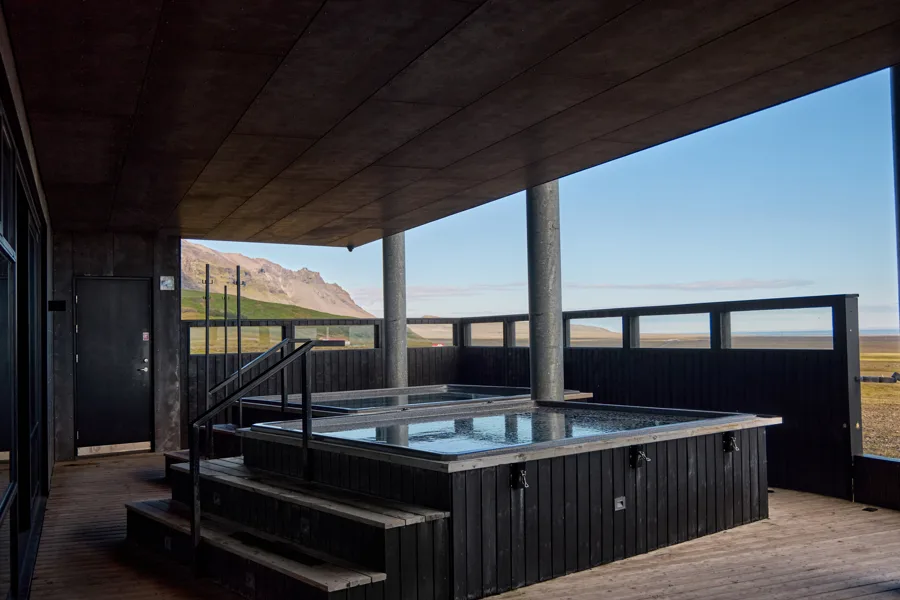 Hot Tubs at Fosshotel Glacier Lagoon