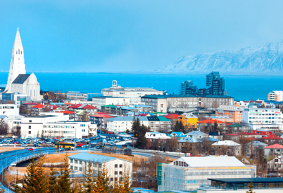 Cityscape Reykjavík, Iceland