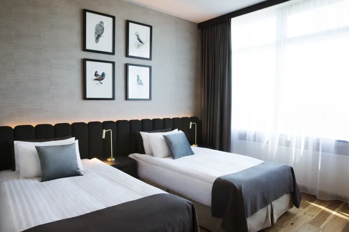Tower View Twin Room at Hotel Reykjavik Grand 