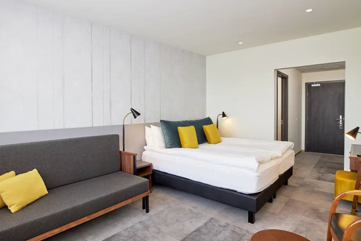 Family room at the Fosshotel Stykkishólmur in the Snæfellsnes peninsula